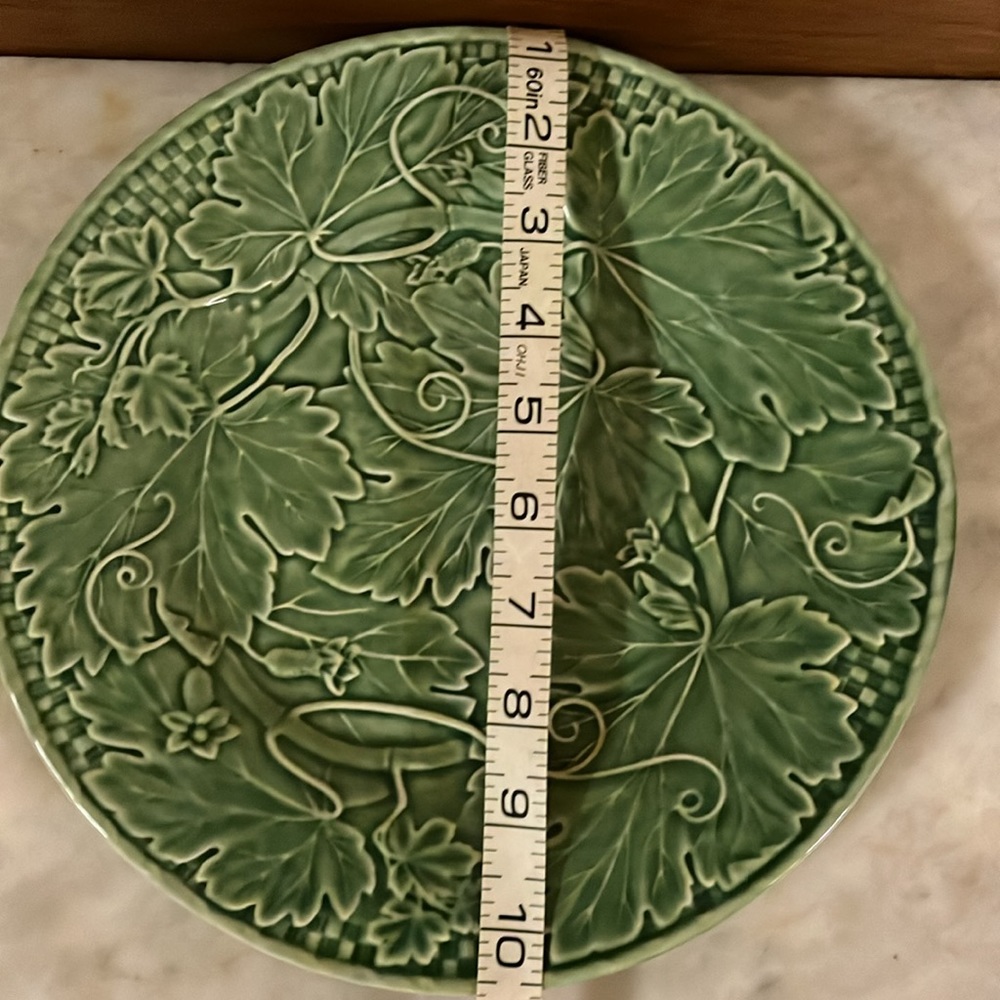 Bordallo Pinheiro-Made In Portugal 🇵🇹-Leaf Plate-10” - Picture 10 of 12